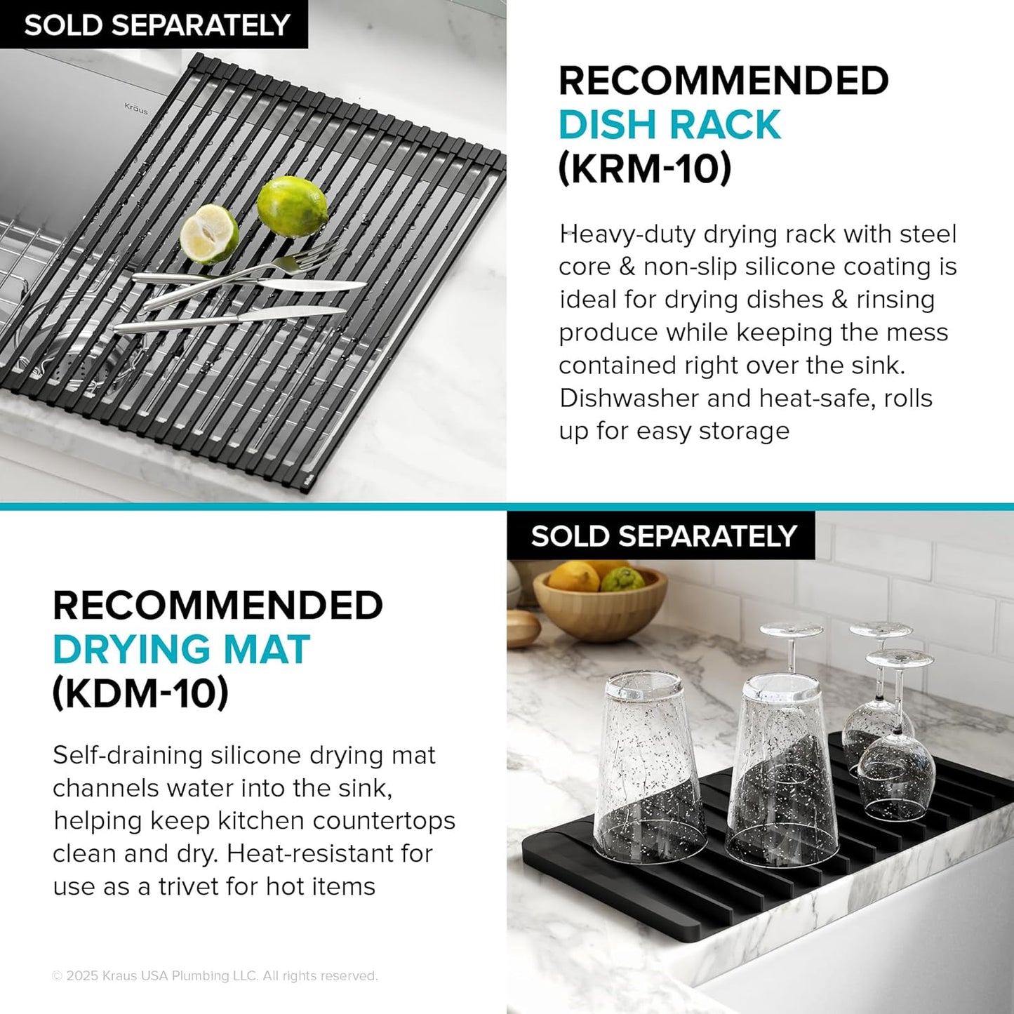 Standart PRO 28-Inch 16 Gauge Undermount Single Bowl Stainless Steel Kitchen Sink, KHU100-28
