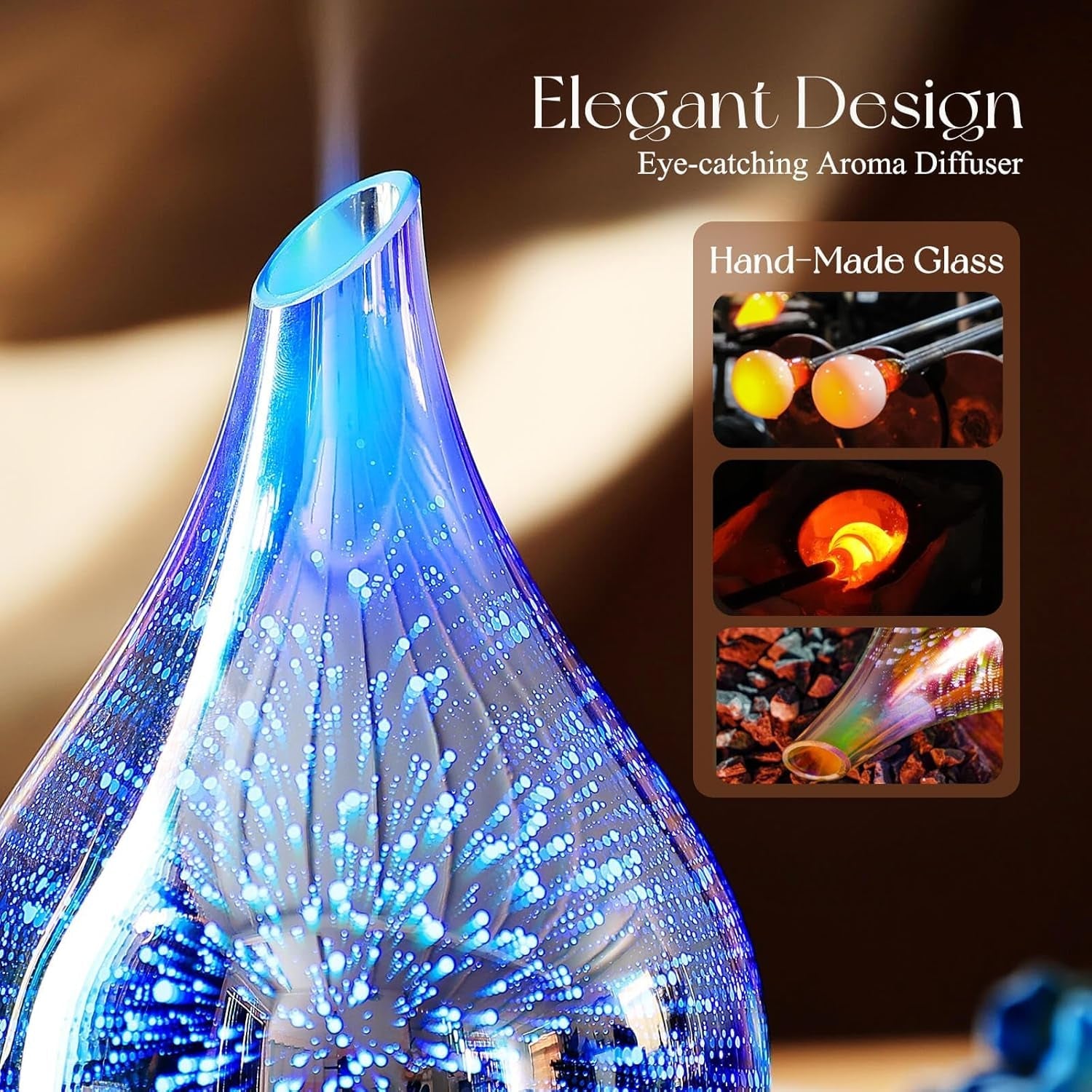 Oil Diffuser 3D Glass