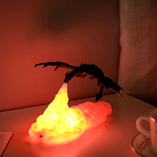 3D Printed Fire Dragon Lights