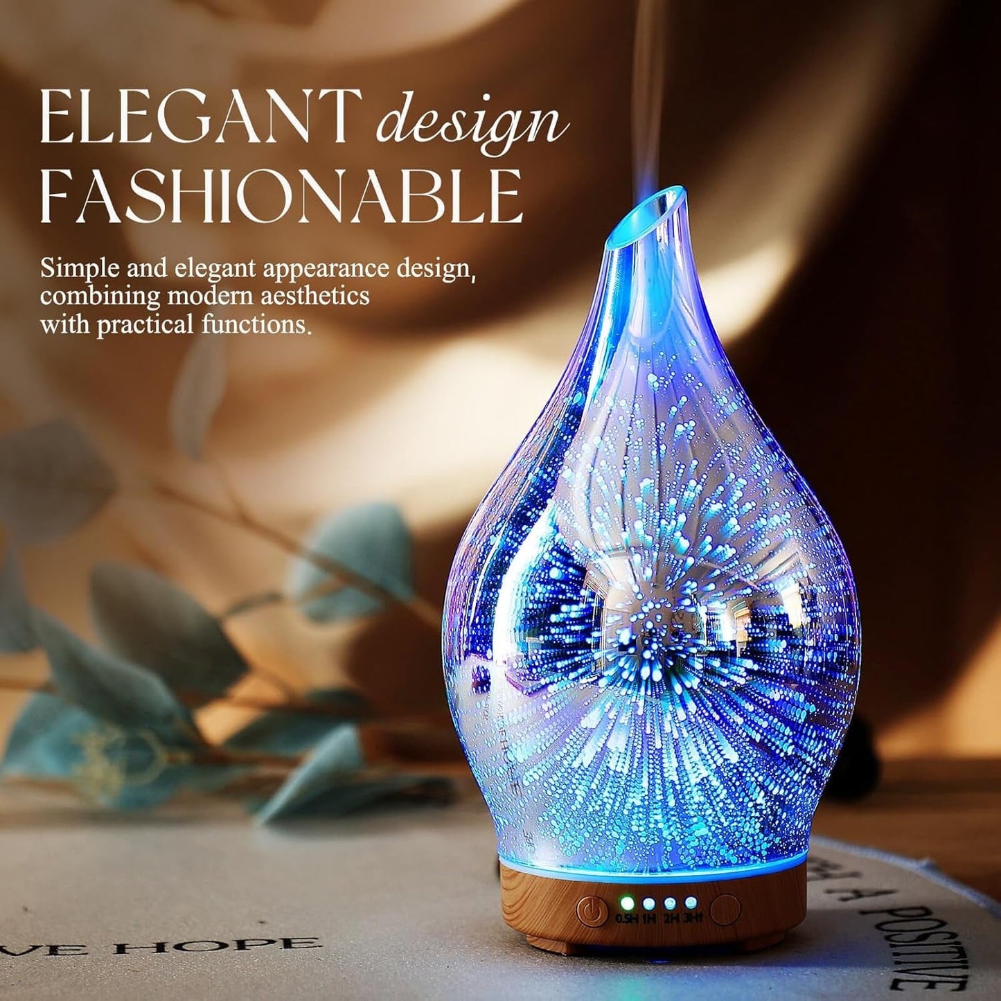 Oil Diffuser 3D Glass