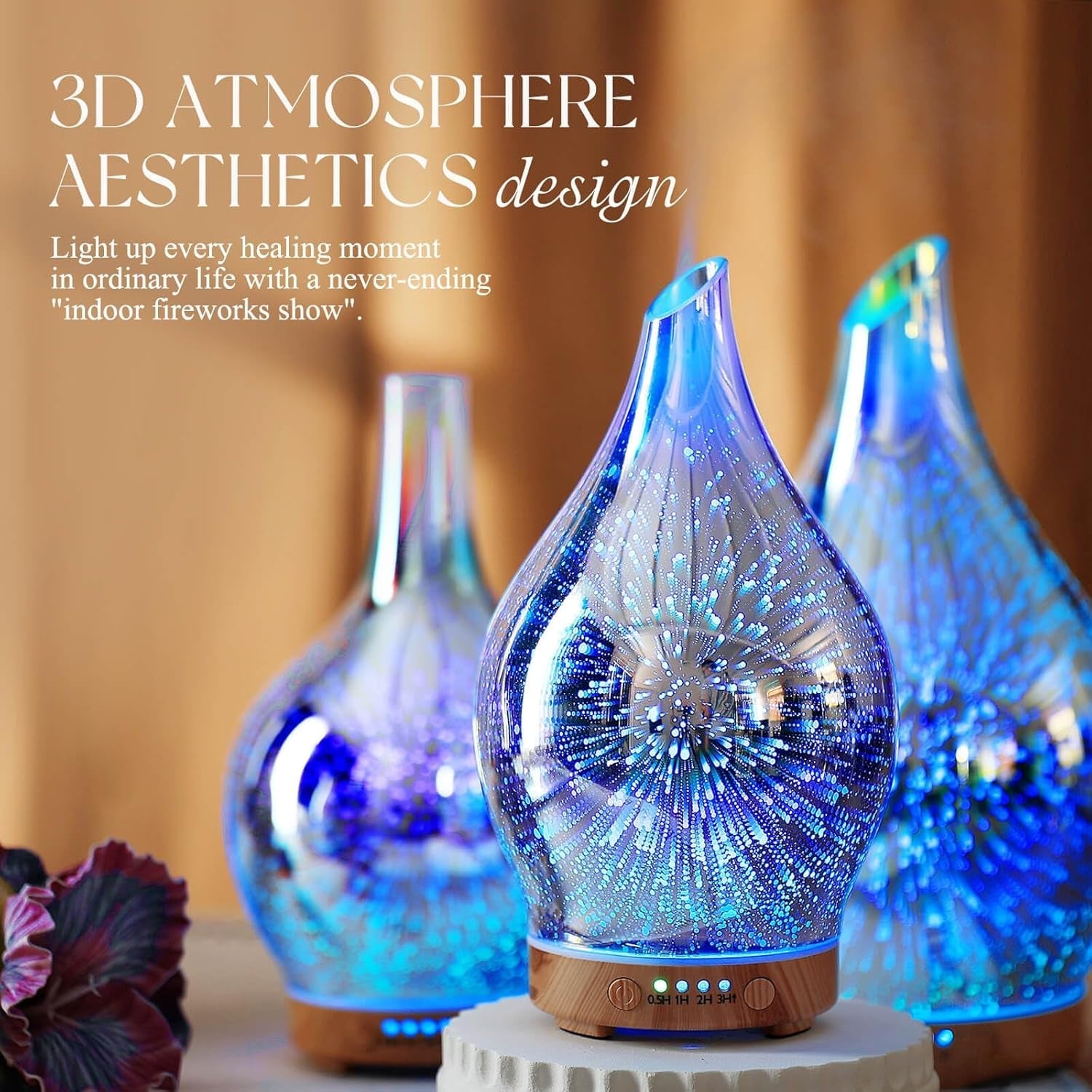 Oil Diffuser 3D Glass