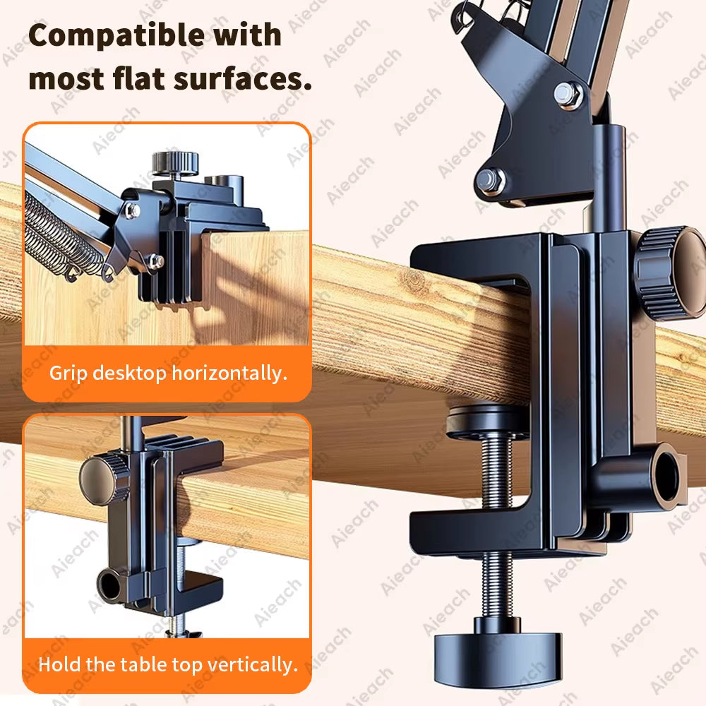 Tablet Holder for Bed with 90Cm Metal Arm Ipad Stand Tablet Bracket 360° Rotating Bed Phone Mount for 4.5~12.9 Inch Phone Tablet
